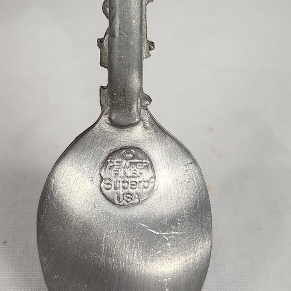 Mt Rushmore Souvenir Pewter Spoon South Dakota Presidents Travel United States - Picture 4 of 6